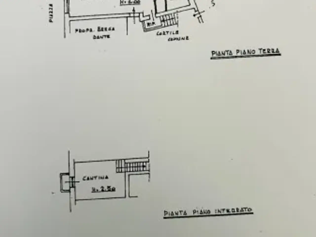 Alimentari in , Stradella, {3} - Planimetria 1