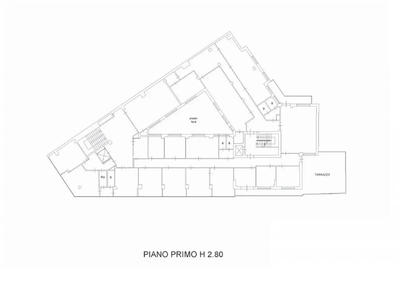 Ufficio in Piazza Risorgimento, 4, 95041 Caltagirone Ct, Italia, Caltagirone, {3} - Planimetria 1