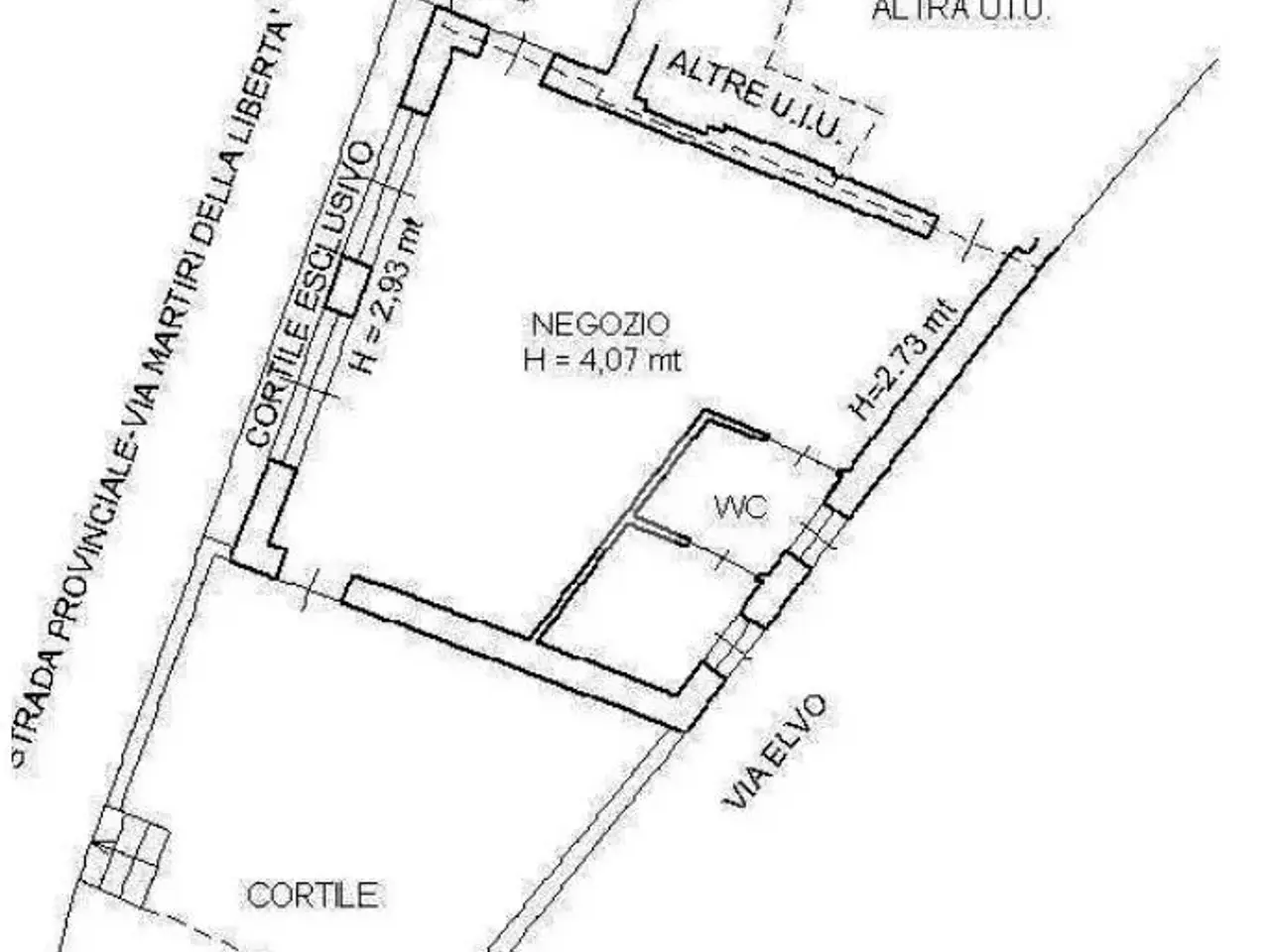 Negozio in Via Martiri della Libertà 29, Salussola, {3} - Planimetria 1