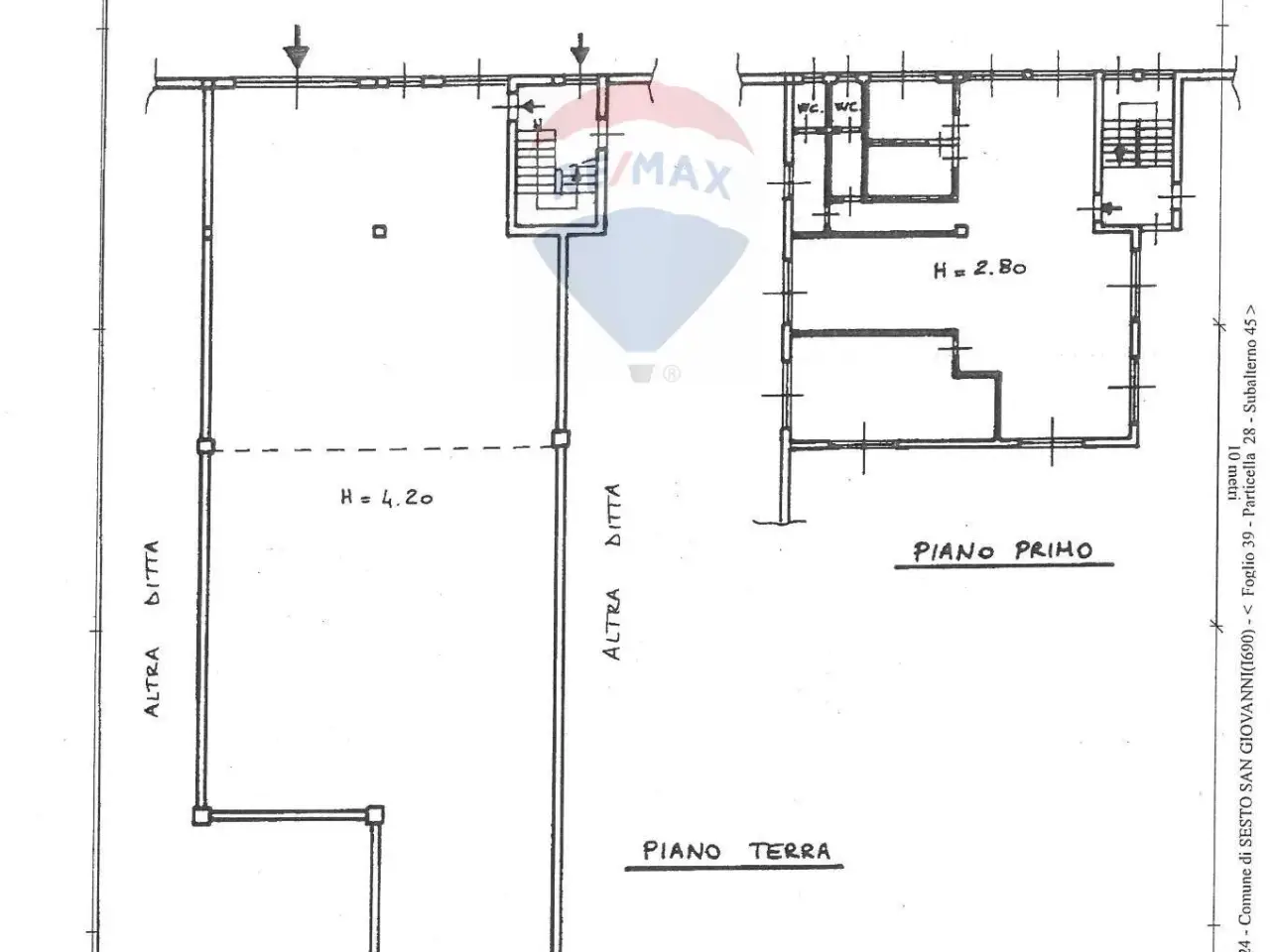 Capannone in Viale delle Rimembranze 54, Sesto San Giovanni, {3} - Planimetria 1