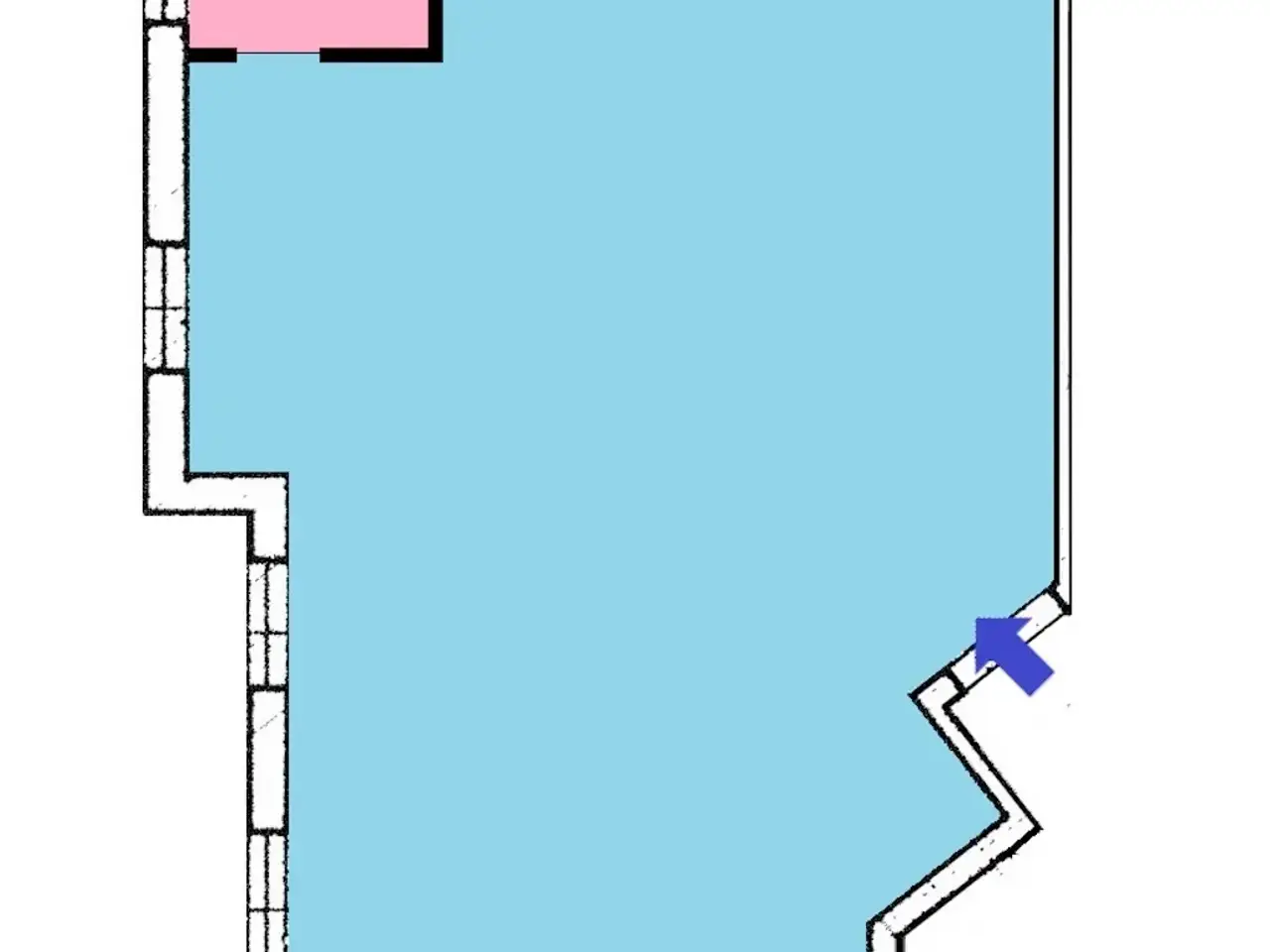 Magazzino in Via Giuseppe Ghislieri 11, Roma, {3} - Planimetria 1