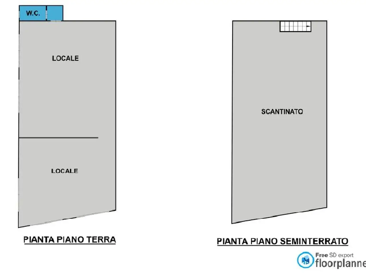 Negozio in Via Bonservizi 8, Conversano, {3} - Planimetria 1
