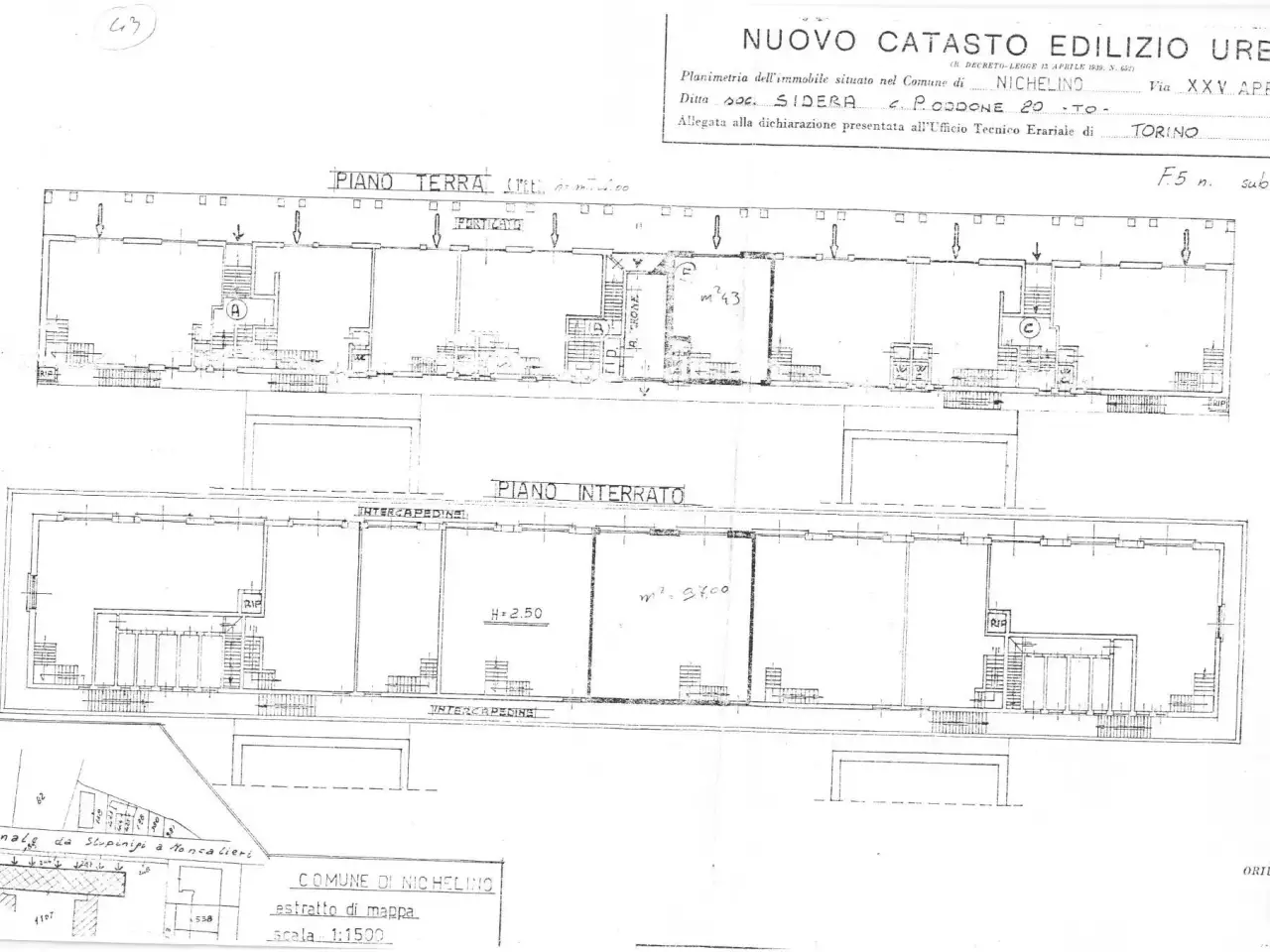 Negozio in Via XXV Aprile 67, Nichelino, {3} - Planimetria 1
