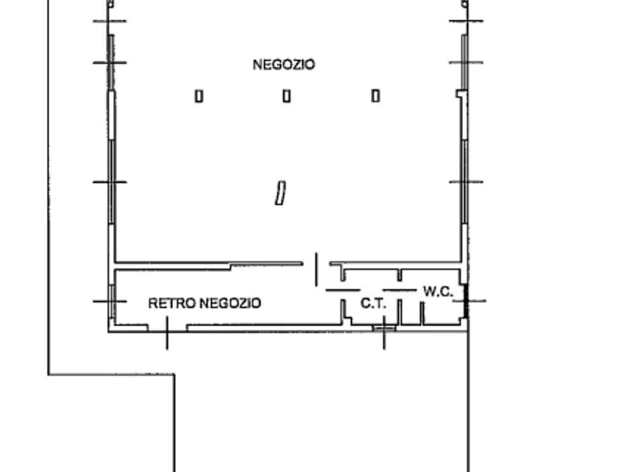 Locale commerciale in Via Guglielmo Marconi 58, Latisana, {3} - Planimetria 1