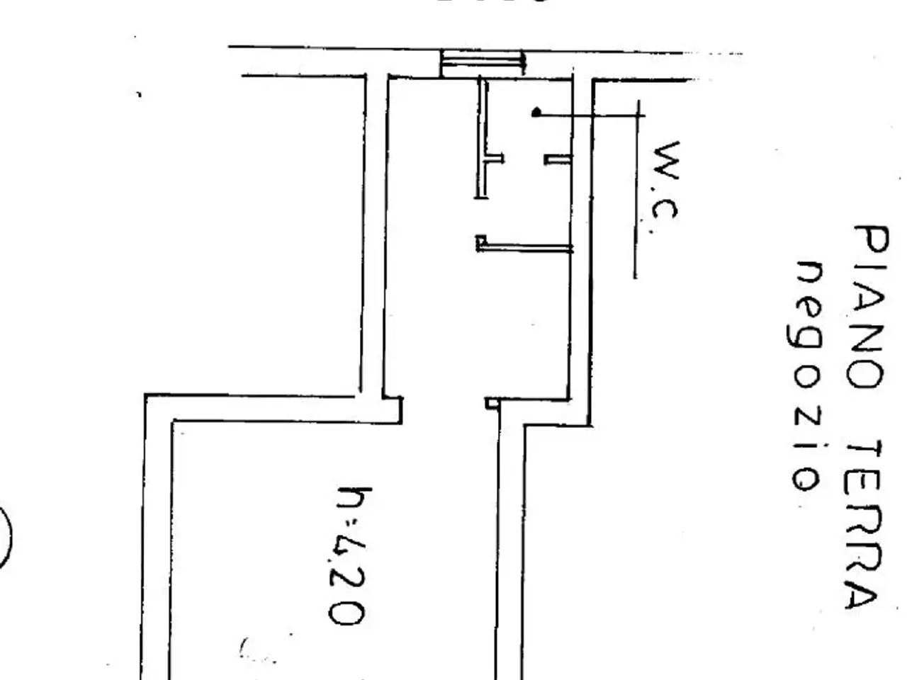 Negozio in Piazza Alfonso Capecelatro 9, Roma, {3} - Planimetria 1