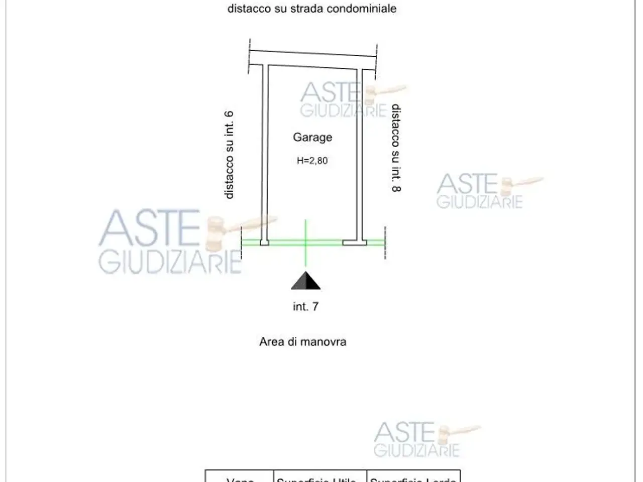 Garage in Via Isonzo, 42, 00046 Grottaferrata Rm, Italia 42, Grottaferrata, {3} - Planimetria 1
