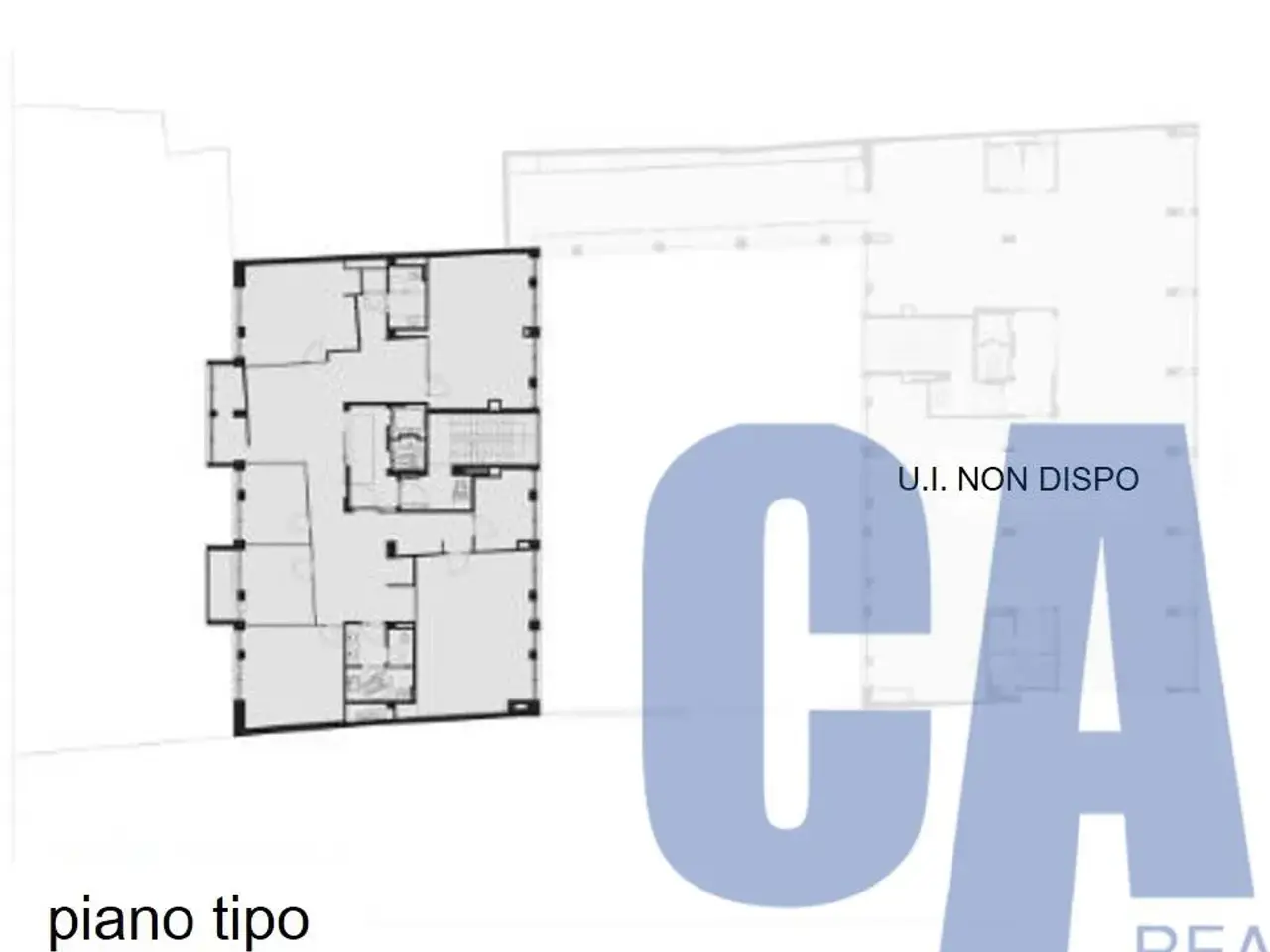 Ufficio in Piazza Missori Giuseppe, Milano, {3} - Planimetria 1