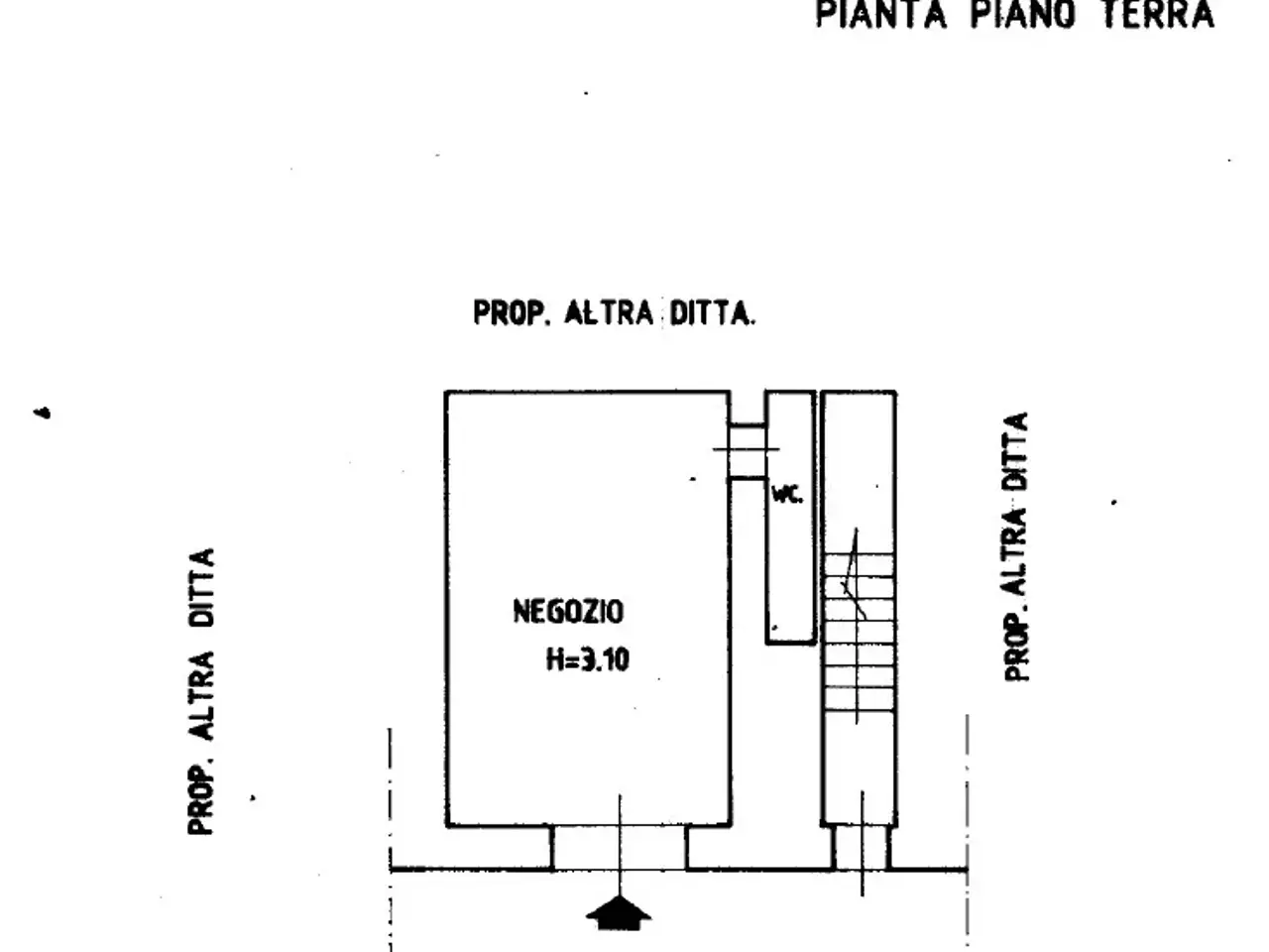 Negozio in Via Sant'Antonio Abate, Napoli, {3} - Planimetria 1