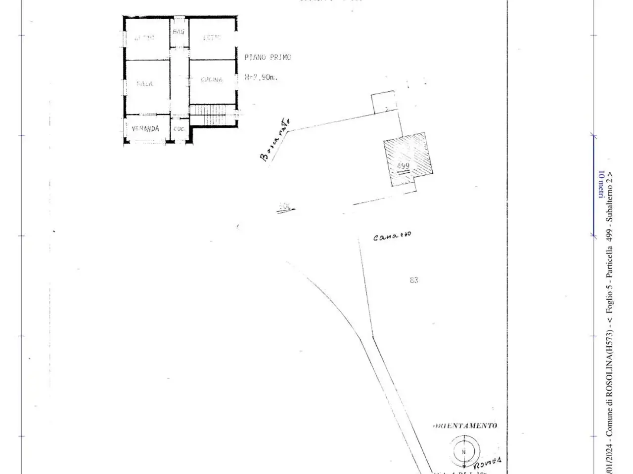 Trilocale in vendita, Piazza Martiri della Libertà 3, Rosolina - Planimetria 1