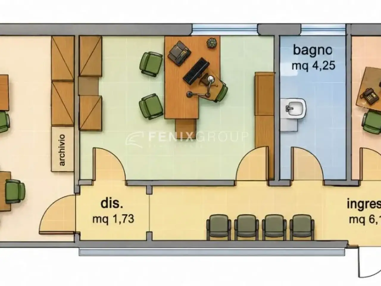 Ufficio in Via Calatafimi, San Benedetto Del Tronto, {3} - Planimetria 1