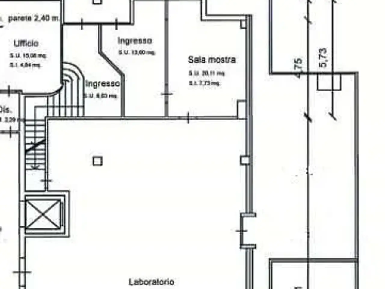 Palazzina commerciale in Strada Cognento, Modena, {3} - Planimetria 1