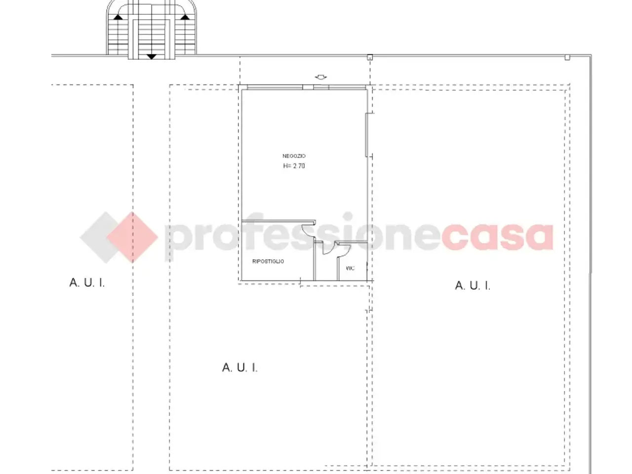 Negozio in Via Sempione , Castelletto Sopra Ticino, {3} - Planimetria 1