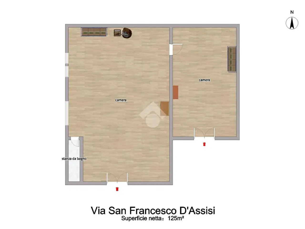 Magazzino in Via San Francesco d'Assisi 134, Corigliano-Rossano, {3} - Planimetria 1