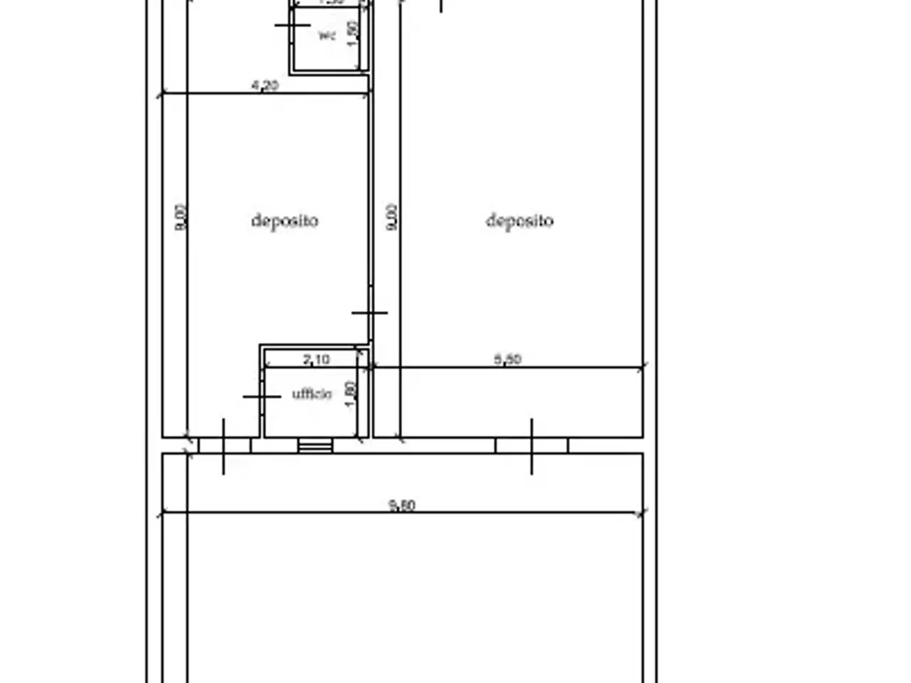 Magazzino in Via Plauto, 30, Andria, {3} - Planimetria 1