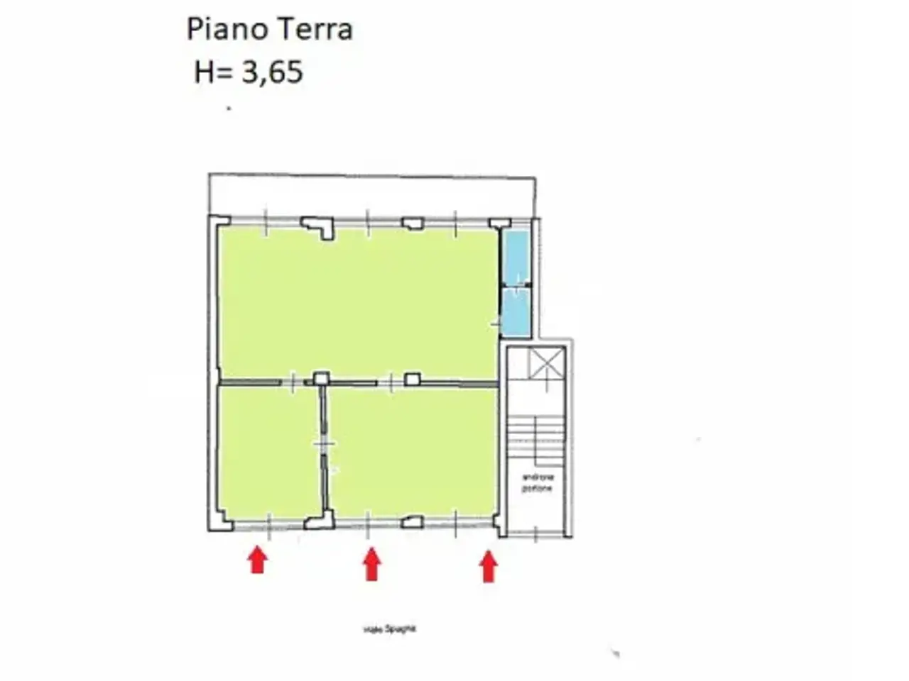 Negozio in , Trani, {3} - Planimetria 1