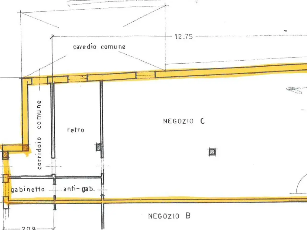 Negozio in Via Unione Europea 22, Marmirolo, {3} - Planimetria 1