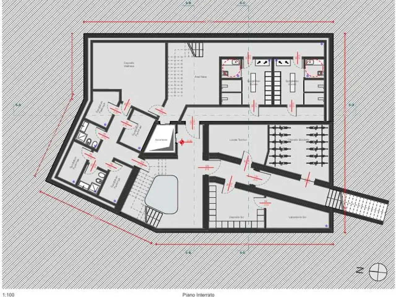 Albergo in Cervinia, Valtournenche, {3} - Planimetria 1