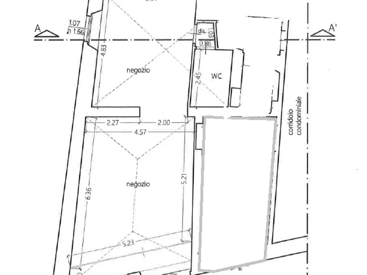 Negozio in Iro delle Mura 50056, Montelupo Fiorentino, {3} - Planimetria 1