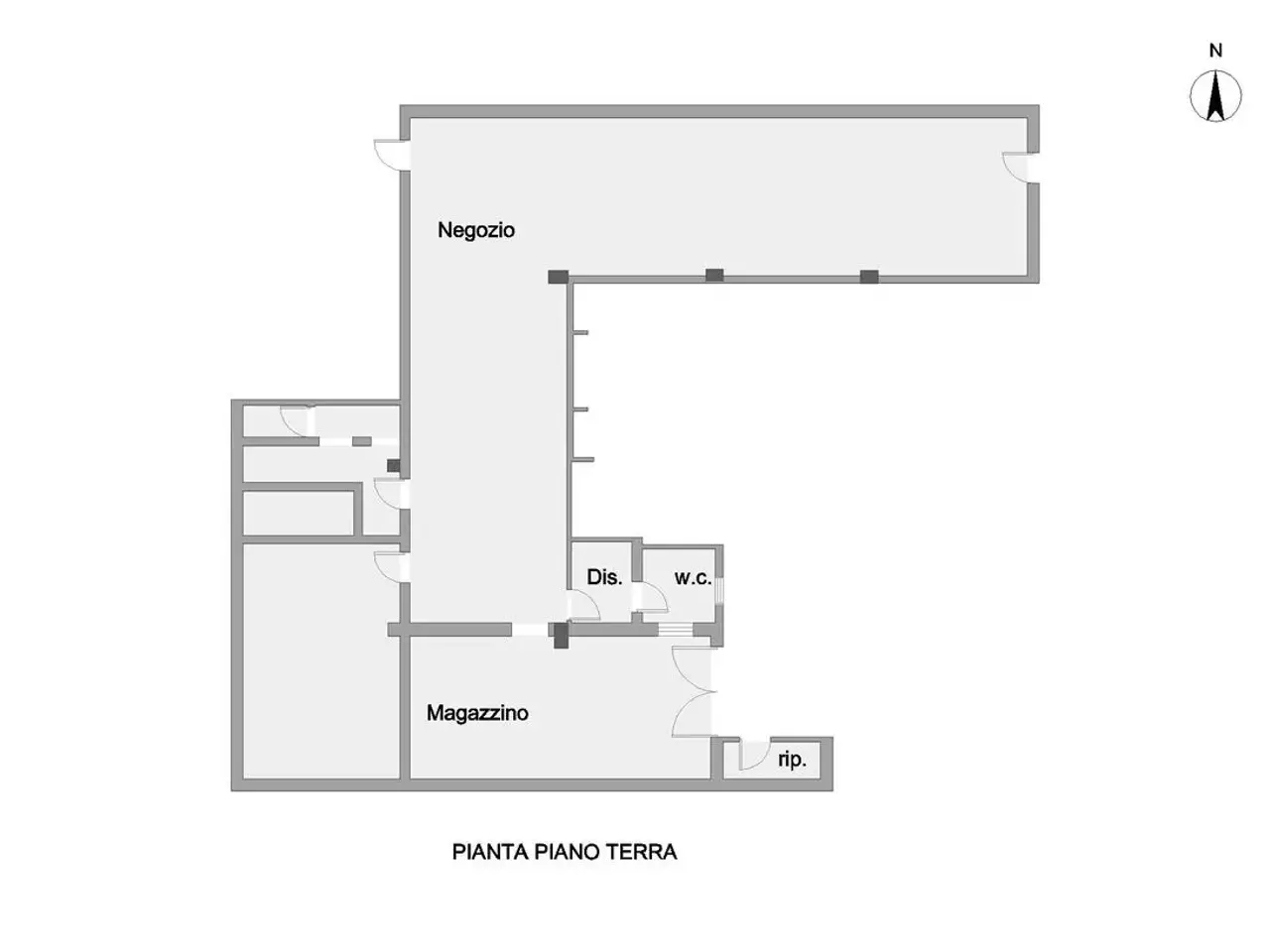 Negozio in Via Trieste 195, Castellalto, {3} - Planimetria 1