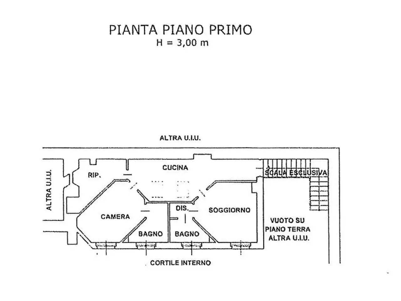 Quadrilocale in Via Cesare Battisti 5, Torino - Planimetria 1