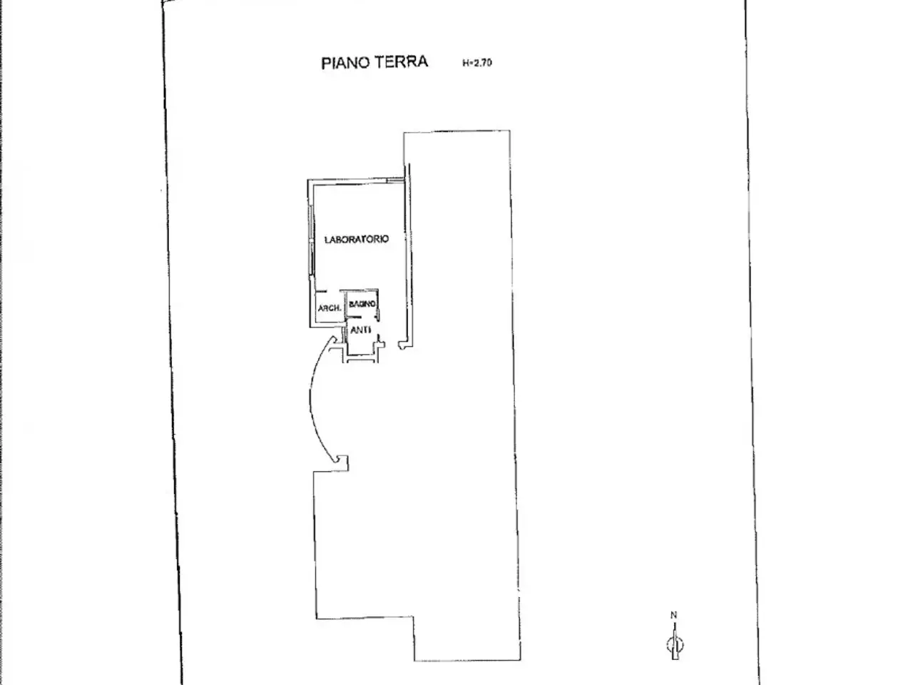 Laboratorio in Via Misurina, Mestrino, {3} - Planimetria 1
