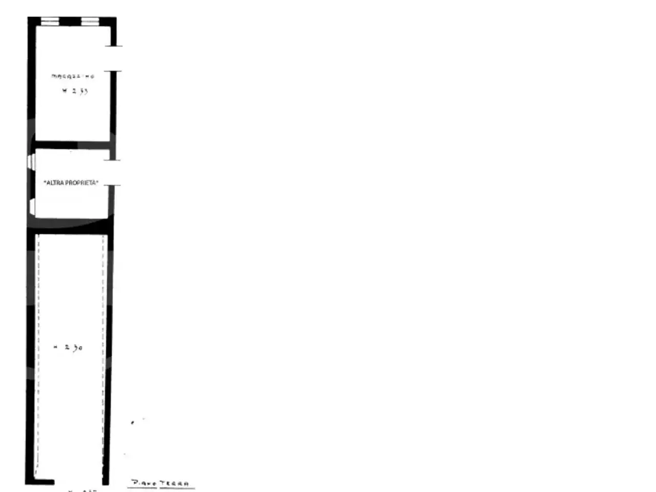 Negozio in Cannaregio , Venezia, {3} - Planimetria 1
