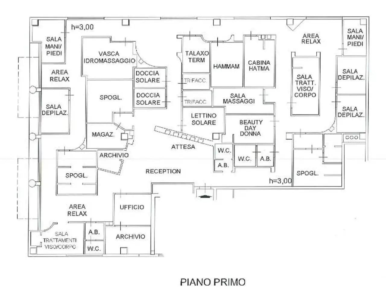 Palazzina commerciale in Via Ernesto Che Guevara 79/B, Castelfidardo, {3} - Planimetria 1