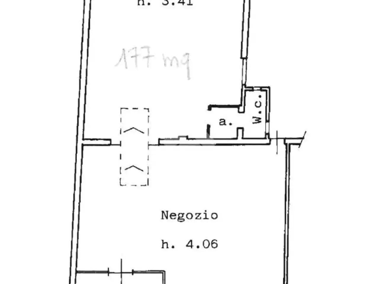Negozio in Via Acquacalda 85, Lugo, {3} - Planimetria 1