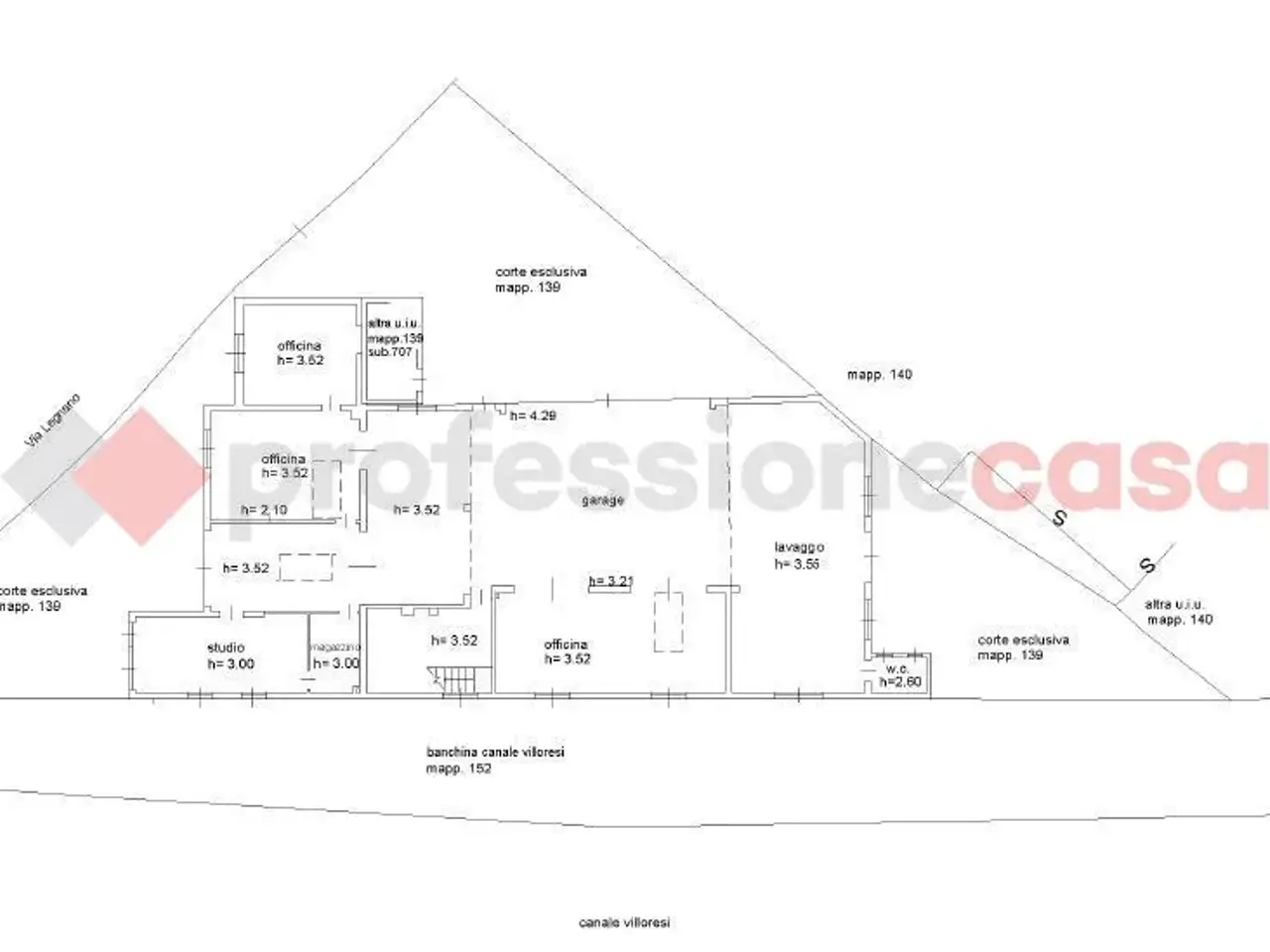 Ufficio in Via Legnano 2, Arconate, {3} - Planimetria 1