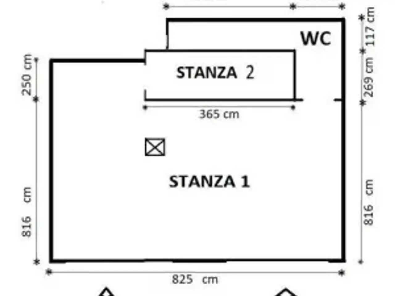 Negozio in Via Carlo del Greco, Roma, {3} - Planimetria 1