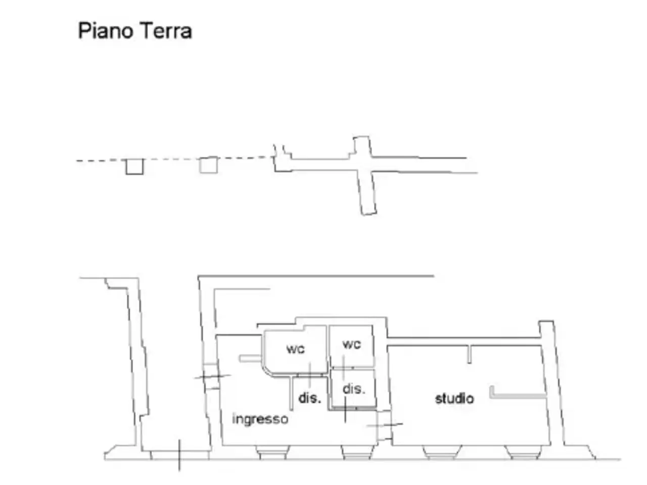 Ufficio in Via Campagna, Piacenza, {3} - Planimetria 1