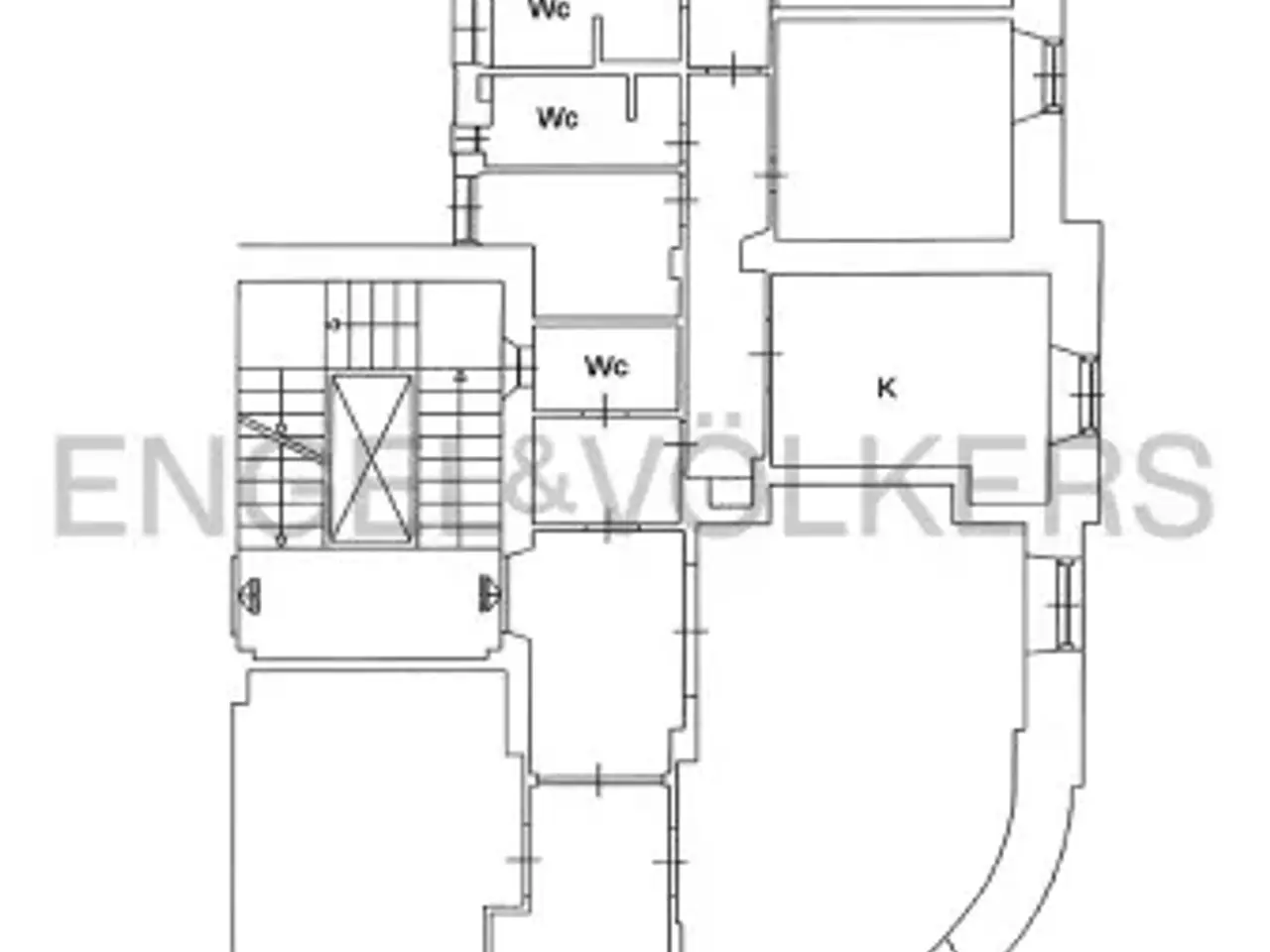 Ufficio in Via Ferdinando di Savoia, Roma, {3} - Planimetria 1