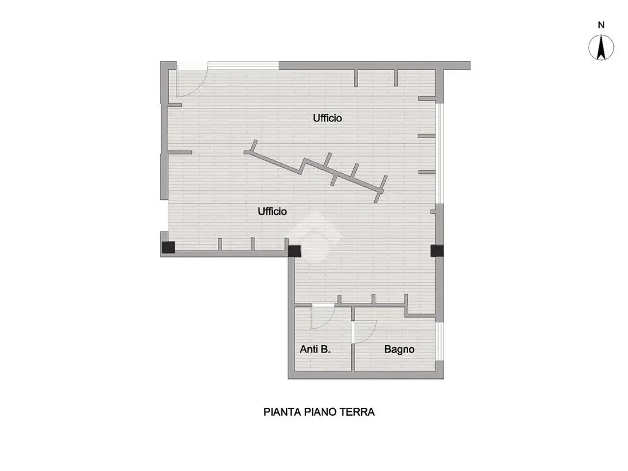 Ufficio in Via Roma 58, Silvi, {3} - Planimetria 1