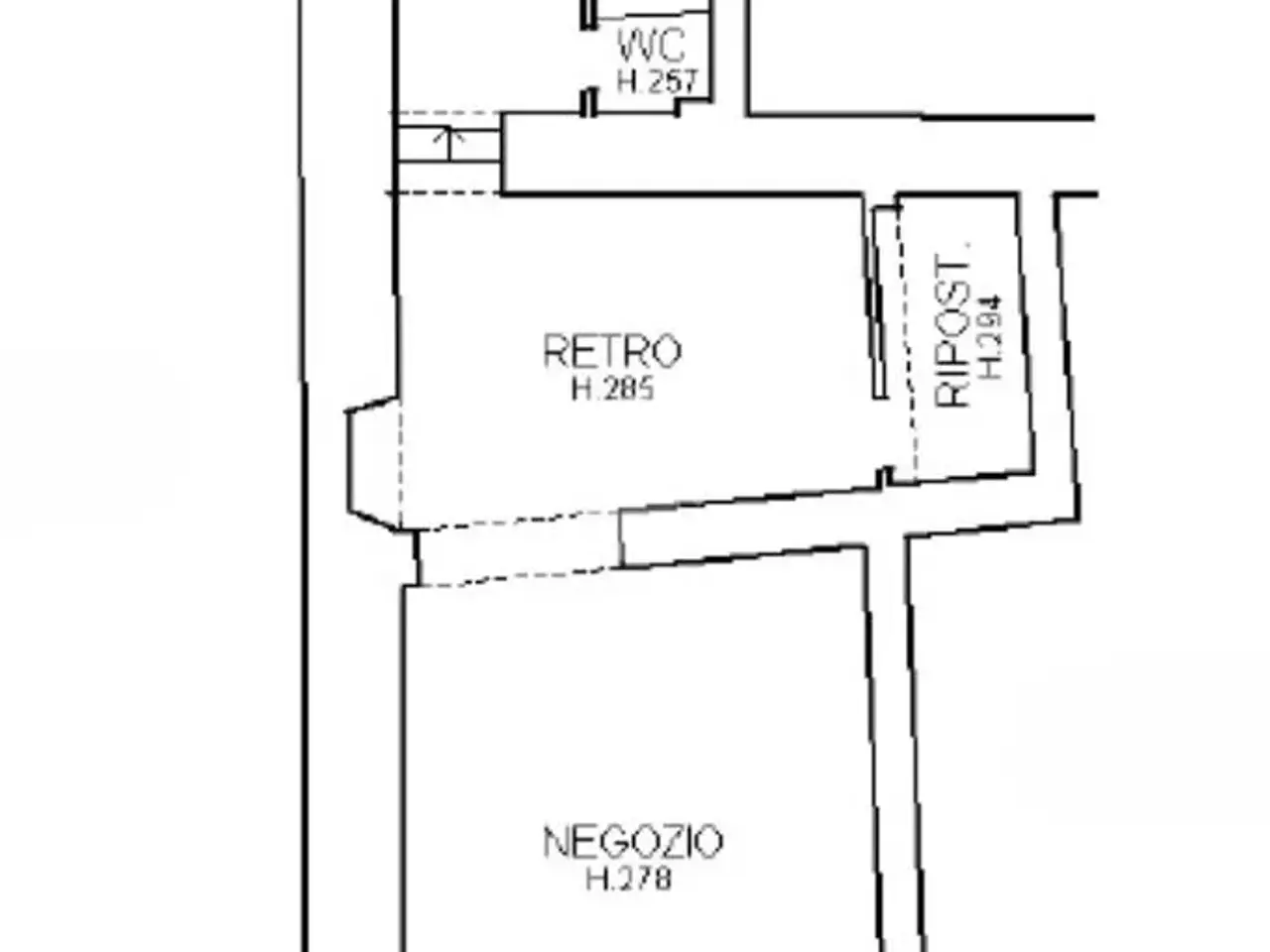 Negozio in Piazza San Marco 8, Prato, {3} - Planimetria 1