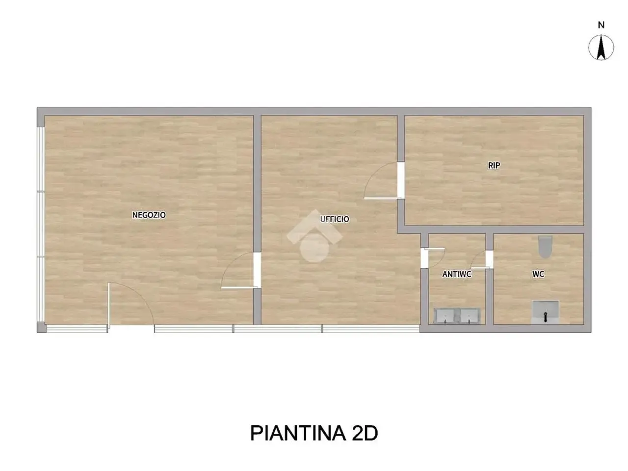 Negozio in Str. per Leno 2, Manerbio, {3} - Planimetria 1