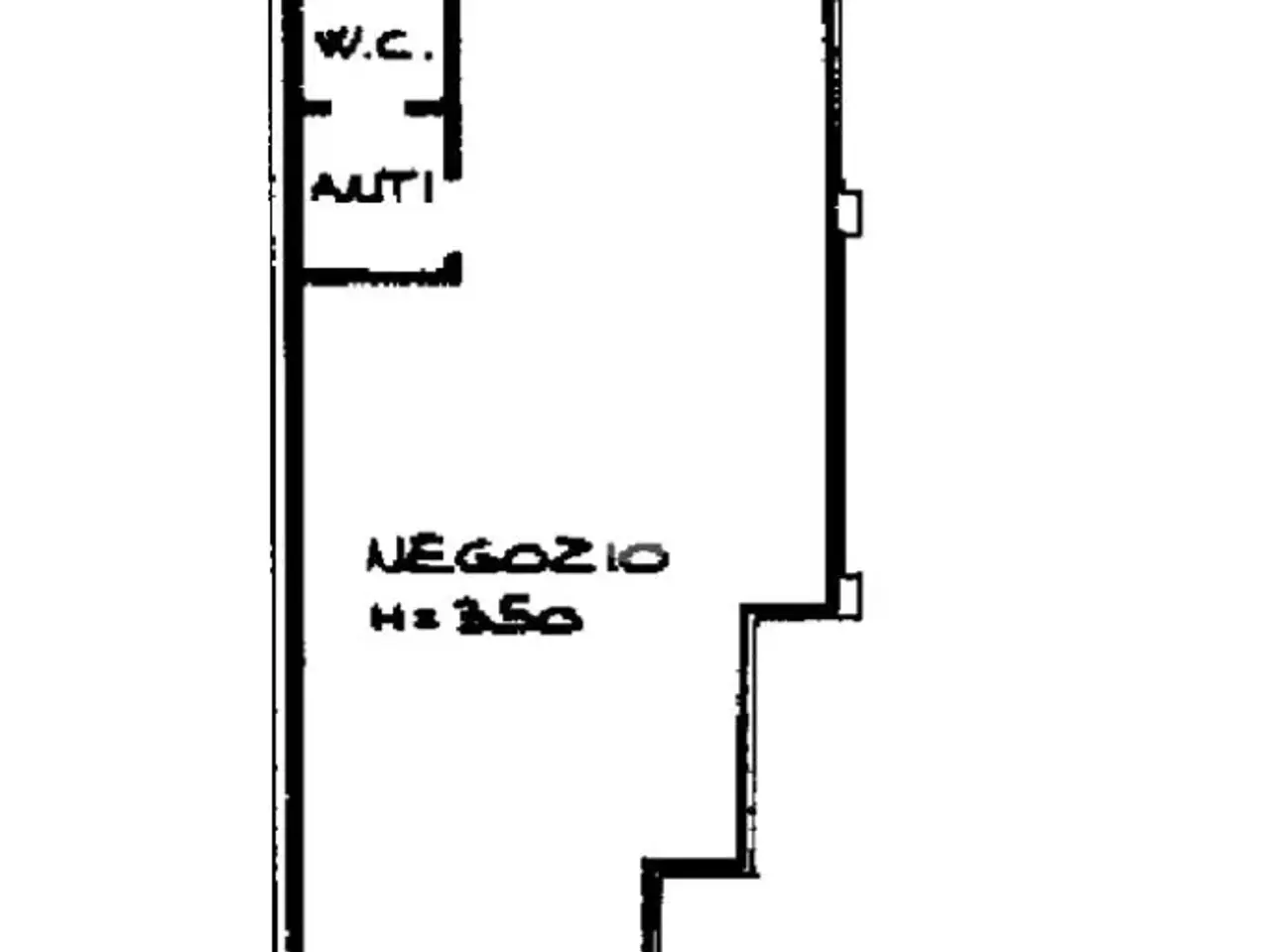 Negozio in Via Giotto 11, Correggio, {3} - Planimetria 1
