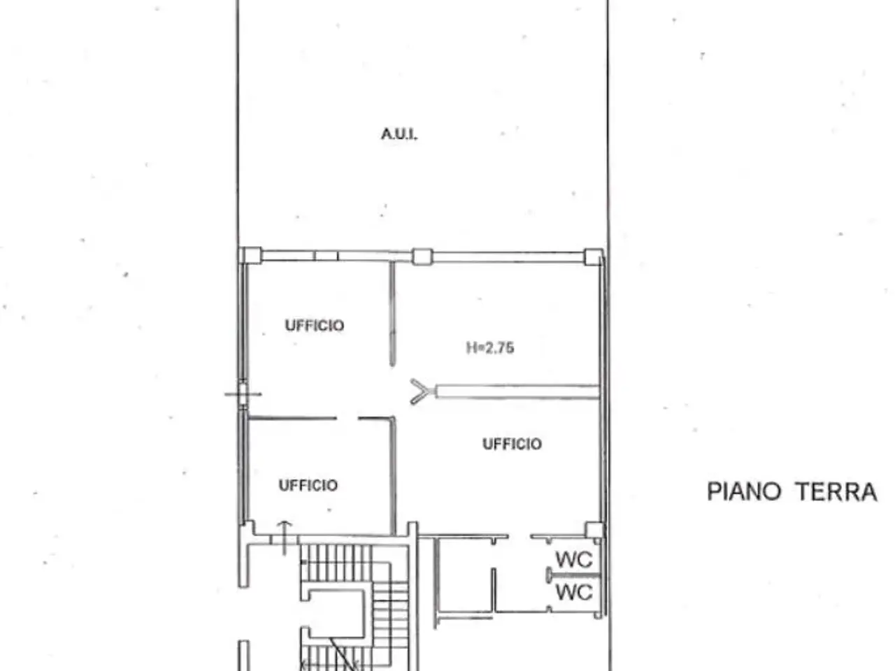 Ufficio in Via del Mella 13, Brescia, {3} - Planimetria 1