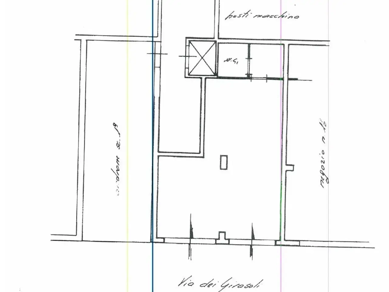 Palazzina commerciale in Via dei Girasoli, Guidonia Montecelio, {3} - Planimetria 1