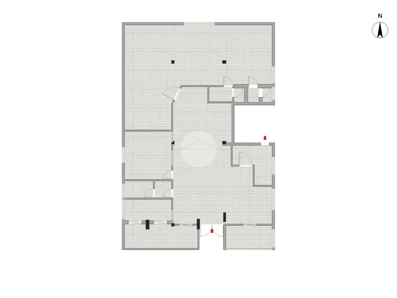 Negozio in Via dei Zamboni 35, Montichiari, {3} - Planimetria 1