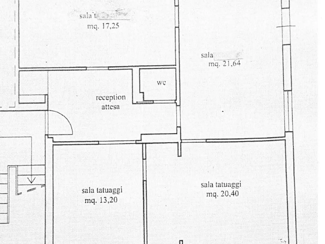 Ufficio condiviso in affitto, Via Pietro Mascagni 22, Montecatini Terme - Planimetria 1