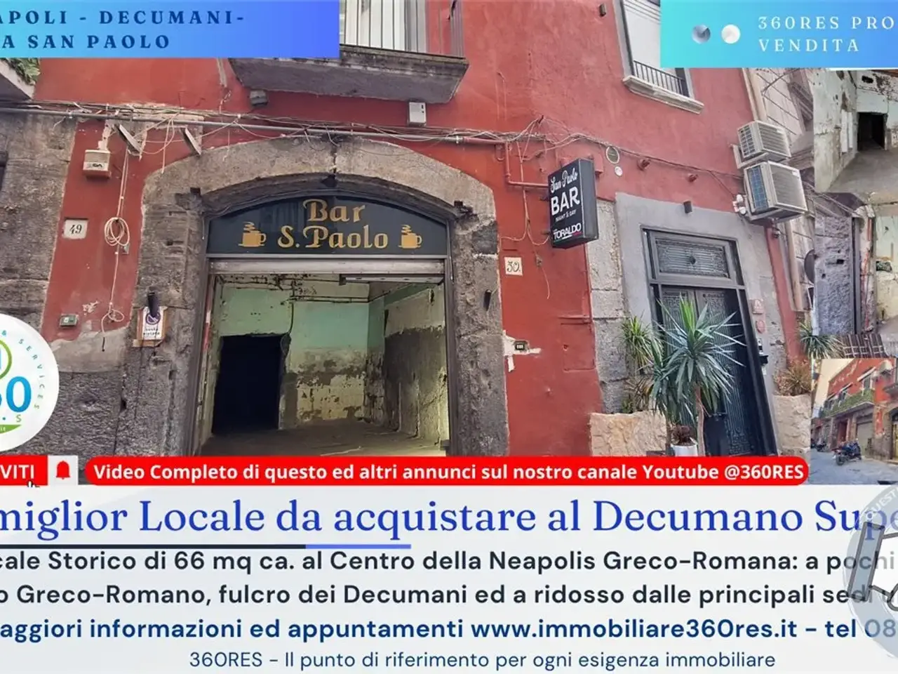 Negozio in Via San Paolo ai Tribunali 50, Napoli, {3} - Foto 1