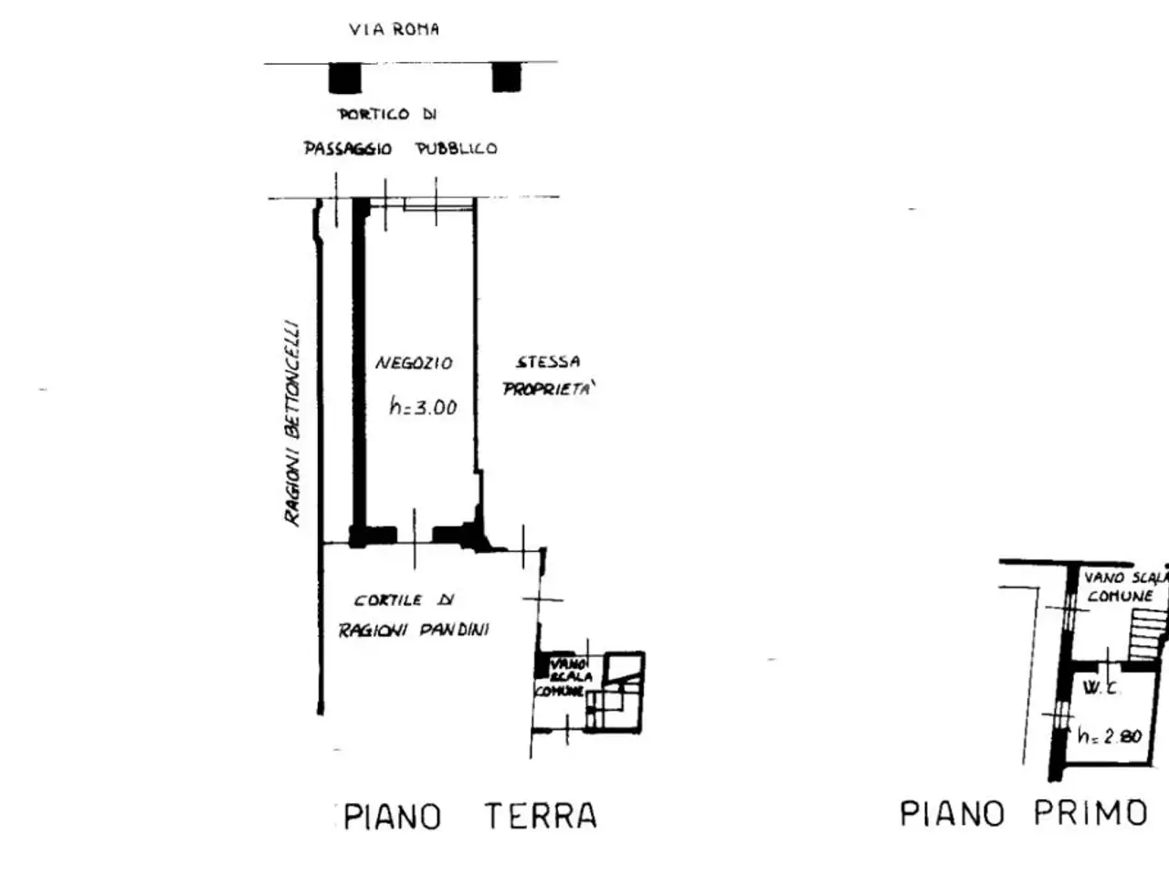Negozio in Via Roma 57, Castelleone, {3} - Planimetria 1