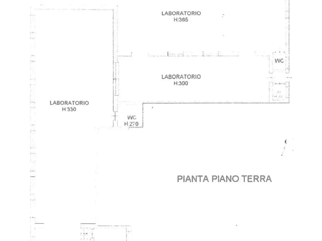 Laboratorio in Via dei Bastioni 30, Oleggio, {3} - Planimetria 1