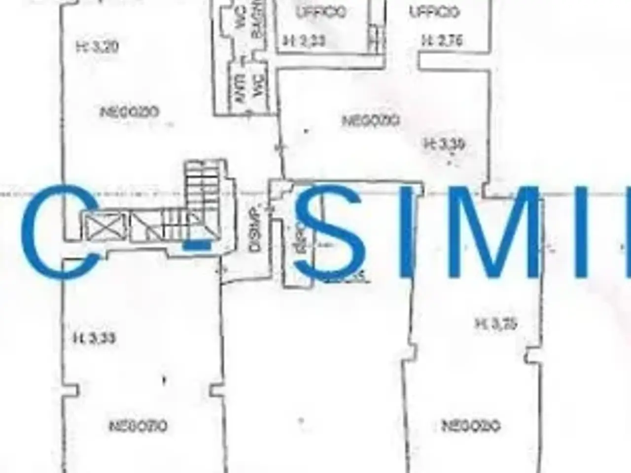 Ristorante in Piazza del Mercato Centrale, Firenze, {3} - Planimetria 1