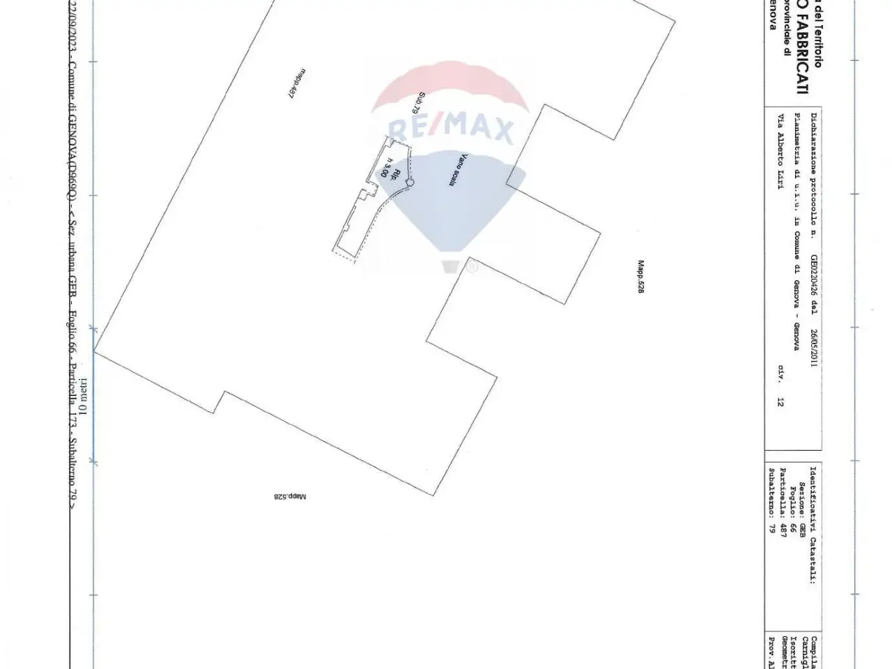 Magazzino in Via Liri 12, Genova, {3} - Planimetria 1