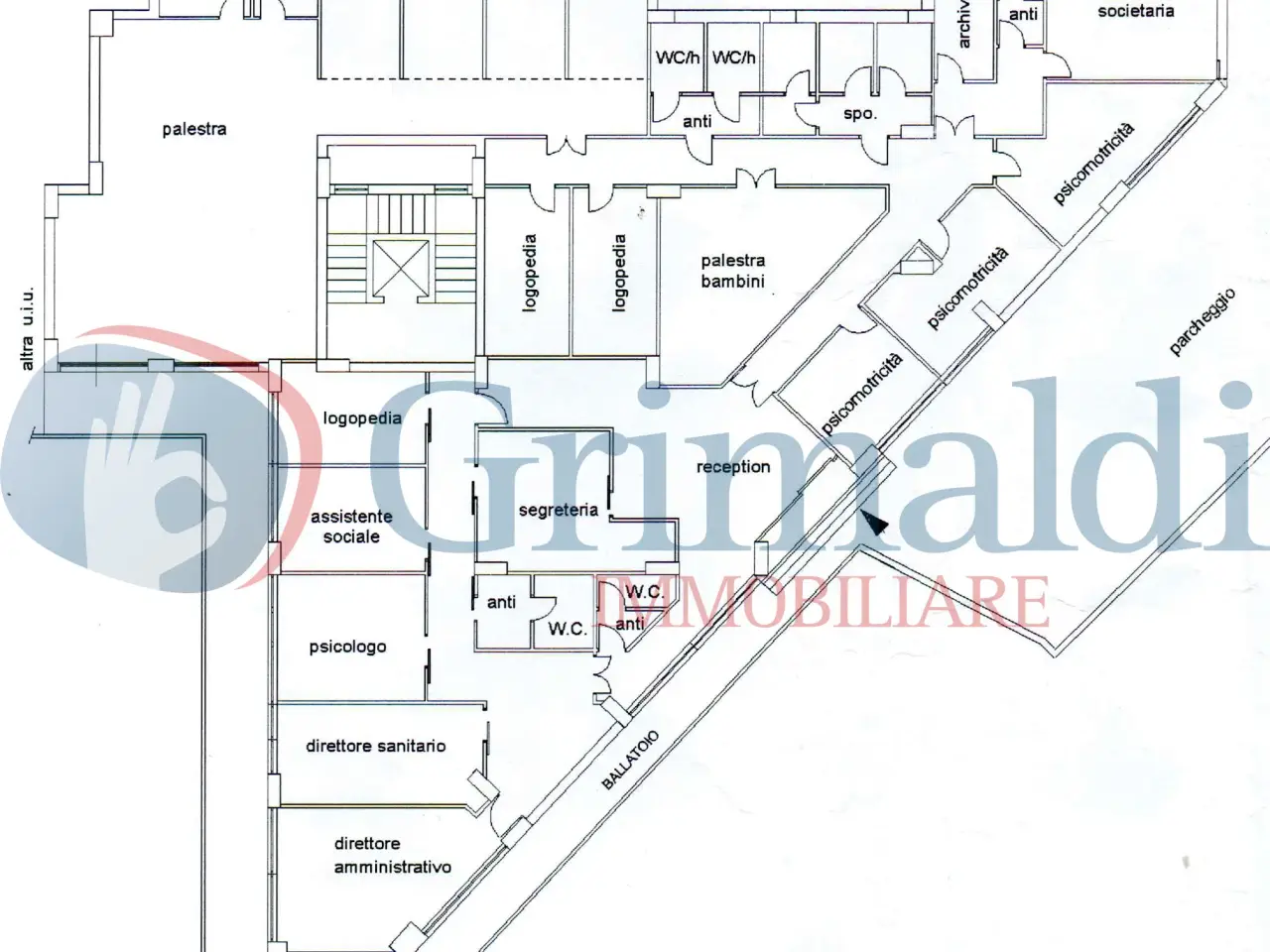 Laboratorio in Via Cottone Snc, Messina, {3} - Planimetria 1