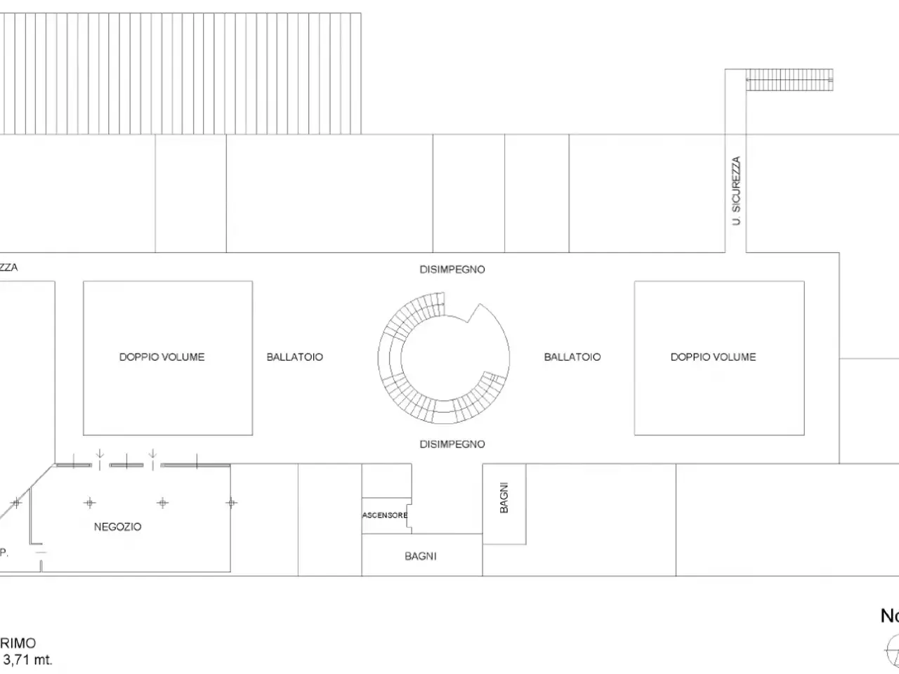 Negozio in Via Eridania, Occhiobello, {3} - Planimetria 1