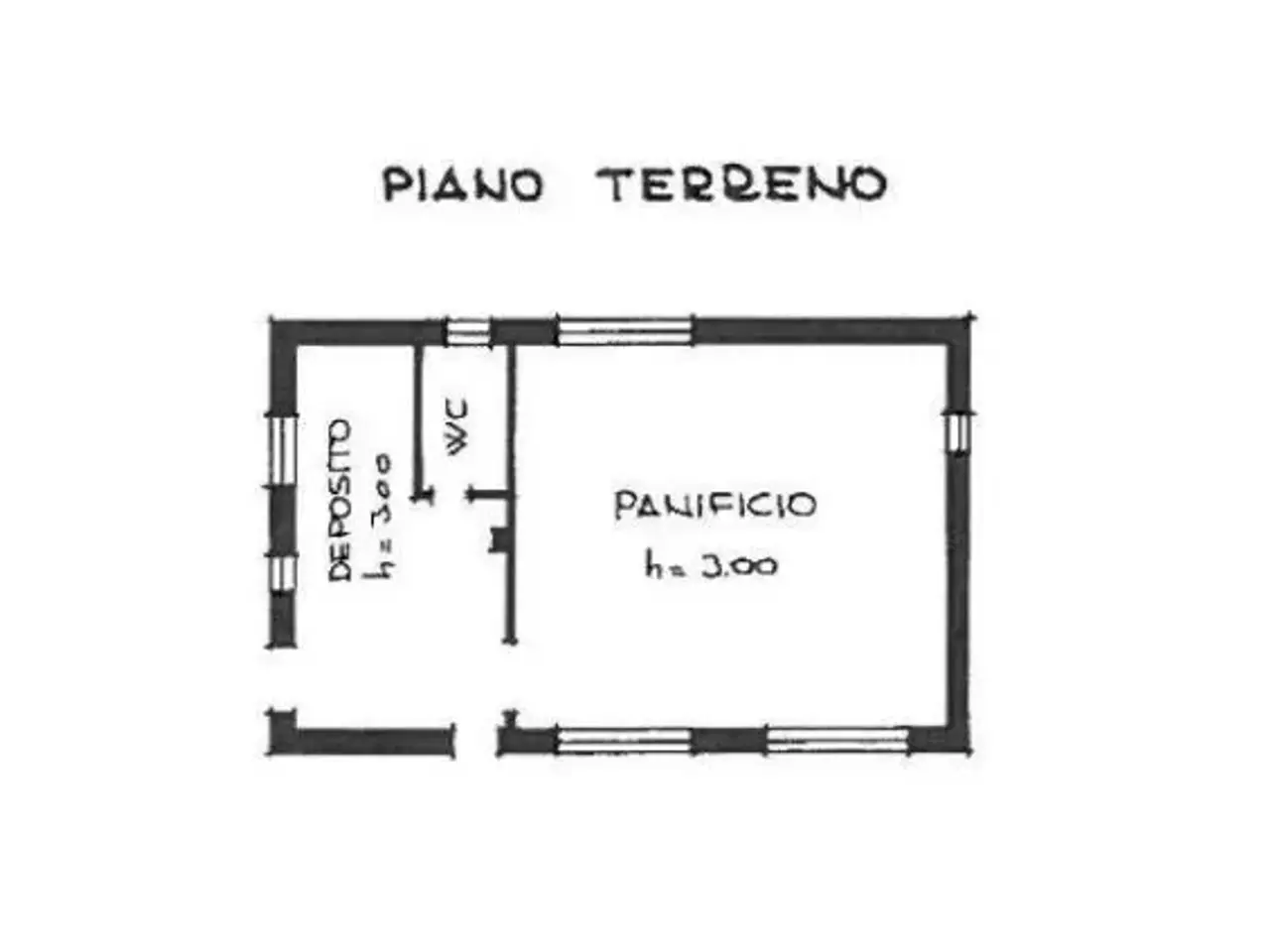 Negozio in Frazione Fabbrica 36, Champdepraz, {3} - Planimetria 1