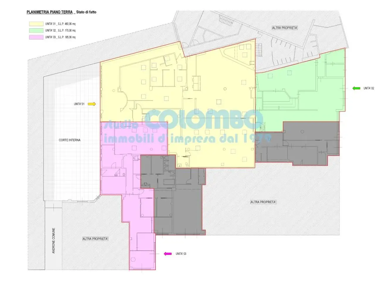 Ufficio in Viale del Piave, Brescia, {3} - Planimetria 1