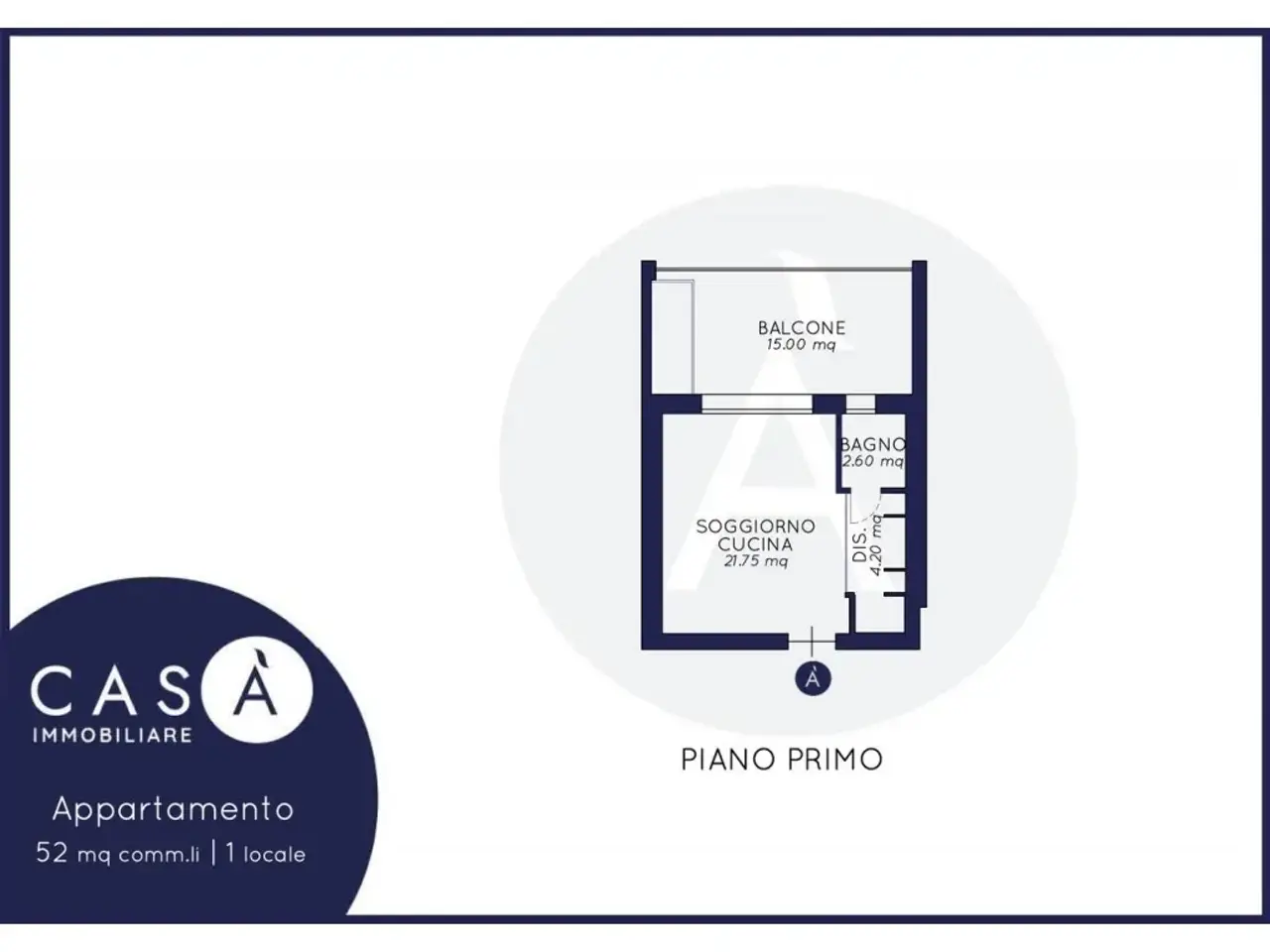 Monolocale in vendita, Viale Giosuè Carducci, Cesenatico - Planimetria 1